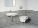 WC Safe RimOff set, závěsný, bílá