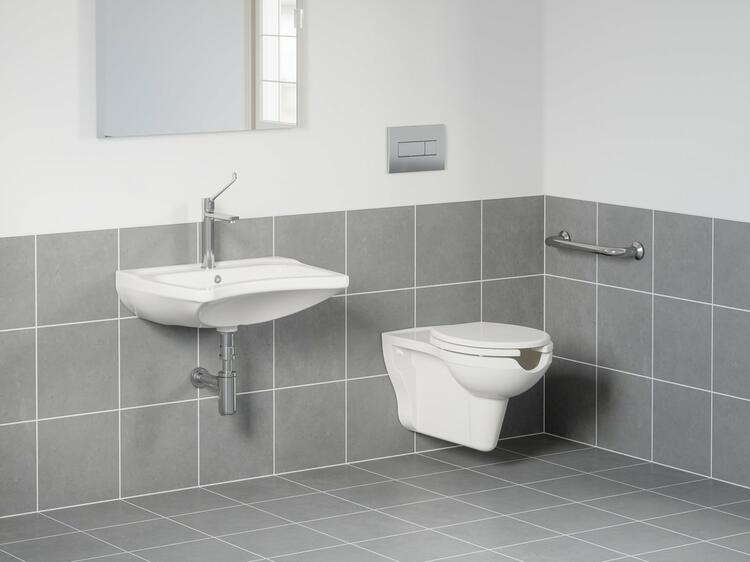 WC Safe RimOff set, závěsný, bílá