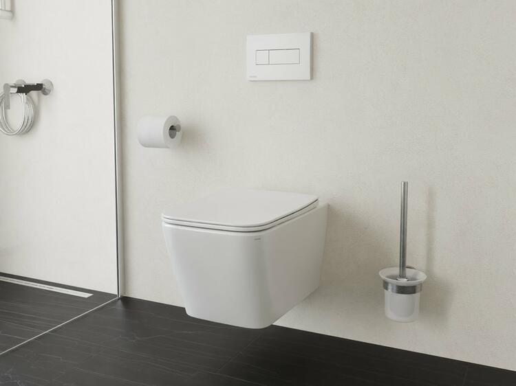 WC Natural RimOff set, závěsný, bílá
