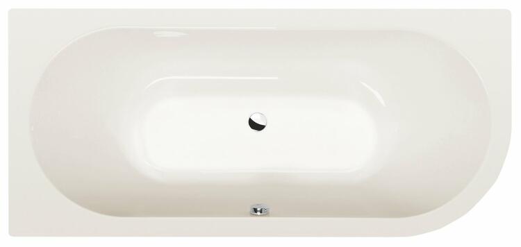 VIVA L asymetrická vana 175x80x47cm, ivory