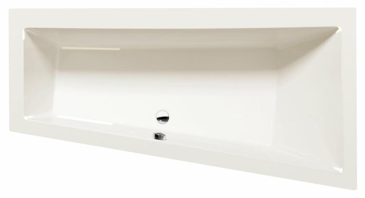 ANDRA R asymetrická vana 180x90x45cm, ivory
