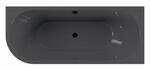 VIVA R MONOLITH asymetrická vana 170x75x60cm, šedá
