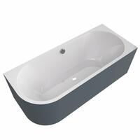 VIVA R MONOLITH asymetrická vana 170x75x60cm, bílá/siena | Více -