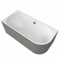ASTRA L MONOLITH asymetrická vana 160x75x60cm, bílá/verde | Více - 
