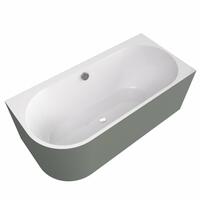 ASTRA R MONOLITH asymetrická vana 160x75x60cm, bílá/verde | Více - 