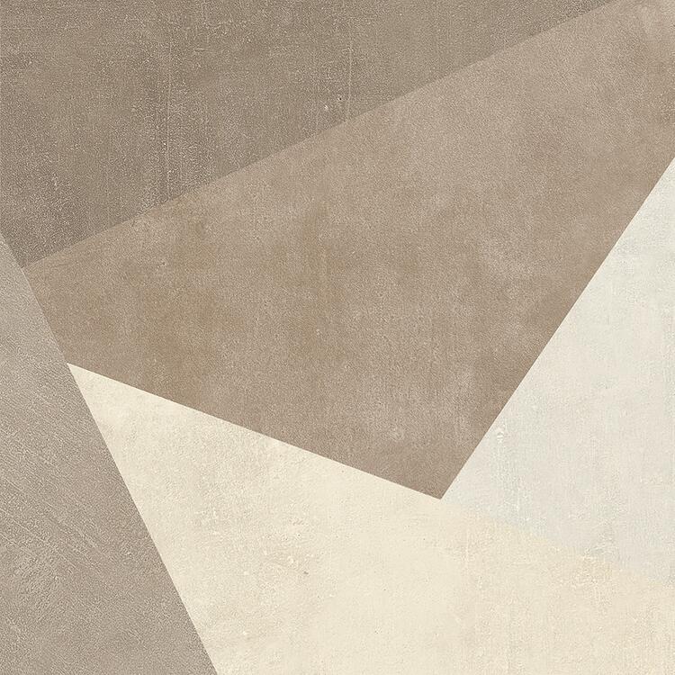 Dlažba v imitaci betonu Highway Inserto Angle Sabbia 80x80 cm