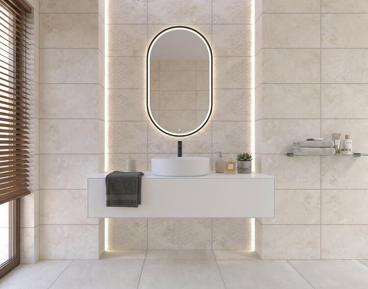 Interiérová dlažba imitace betonu Mood Pearl 60x60 cm matný povrch 1. jakost