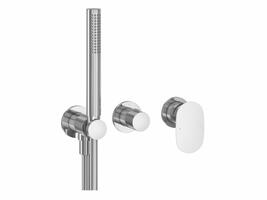 SG 065.00CR.O2.+S Podomítková baterie 2-cestná s tělesem, se sprchovým setem, chrom | Více -