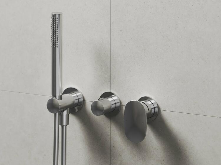 SG 065.00CR.O2.+S Podomítková baterie 2-cestná s tělesem, se sprchovým setem, chrom