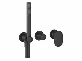 SG 065.20BLM.O2.+S Podomítková baterie 2-cestná s tělesem, se sprchovým setem, černá matná | Více -