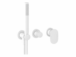 SG 065.10WHM.O2.+S Podomítková baterie 2-cestná s tělesem, se sprchovým setem, bílá matná | Více -