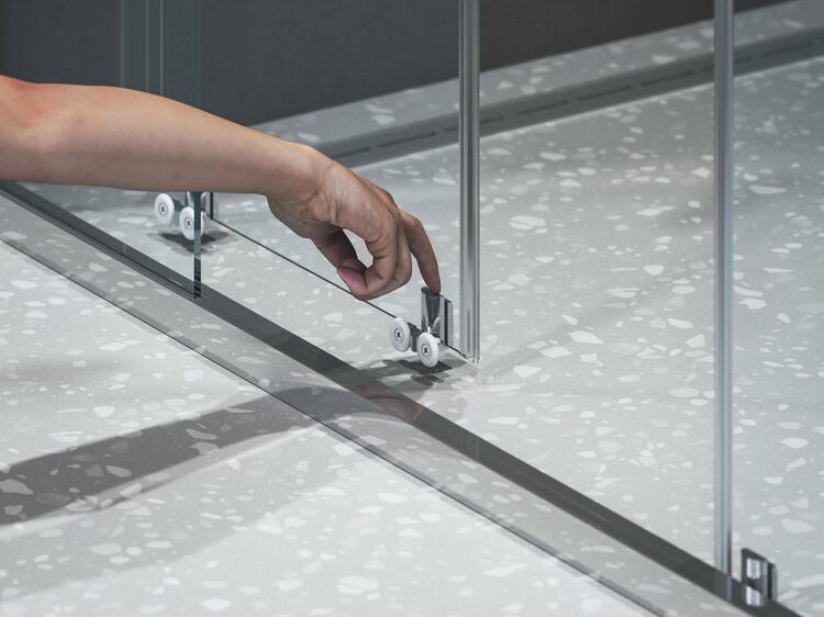 NBLCP4 Sabina 90x90, lesk+transparent