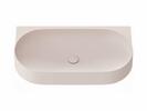 Umyvadlo Yard 80, bez otvoru pro baterii, bez přepadu, Alabaster Pink