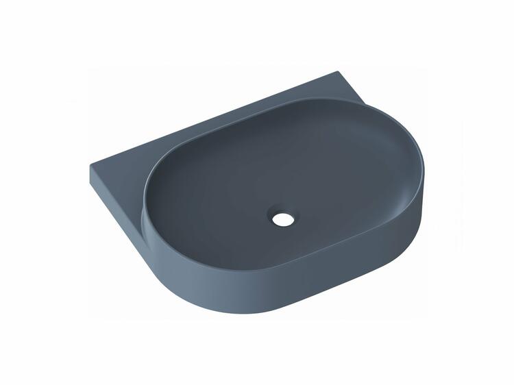 Umyvadlo Yard 60, bez otvoru pro baterii, bez přepadu, Deepsea Blue