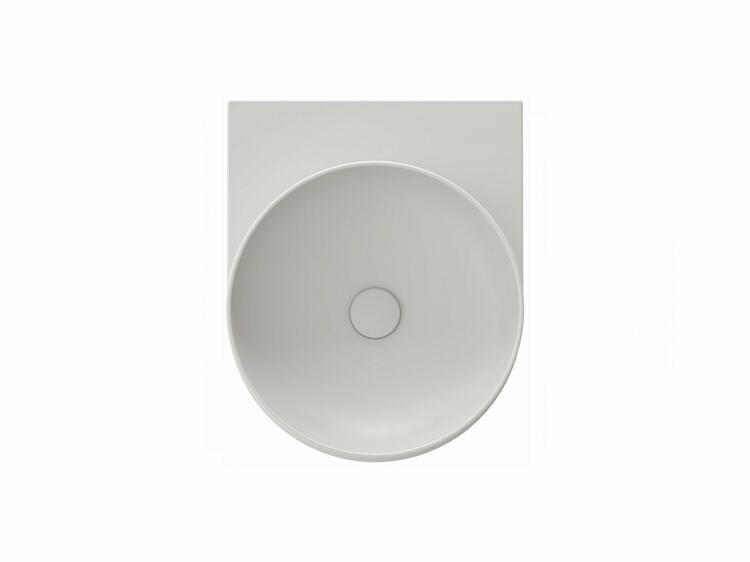 Umyvadlo Yard 40, bez otvoru pro baterii, bez přepadu, Smoke Grey