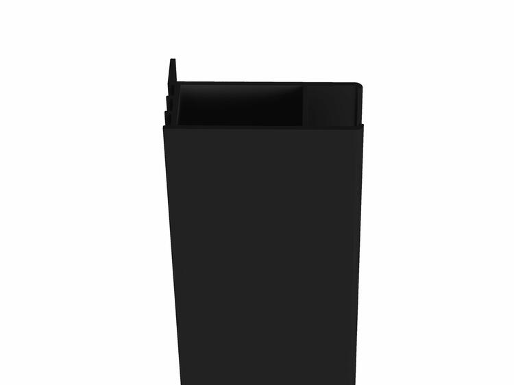 Prodloužený ustavovací profil CNPS, černá