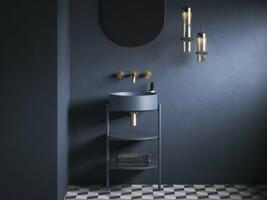 Konstrukce pod umyvadlo CS Yard 40, Deepsea Blue | Více - 