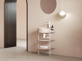 Konstrukce pod umyvadlo CS Yard 40, Alabaster Pink | Více - 