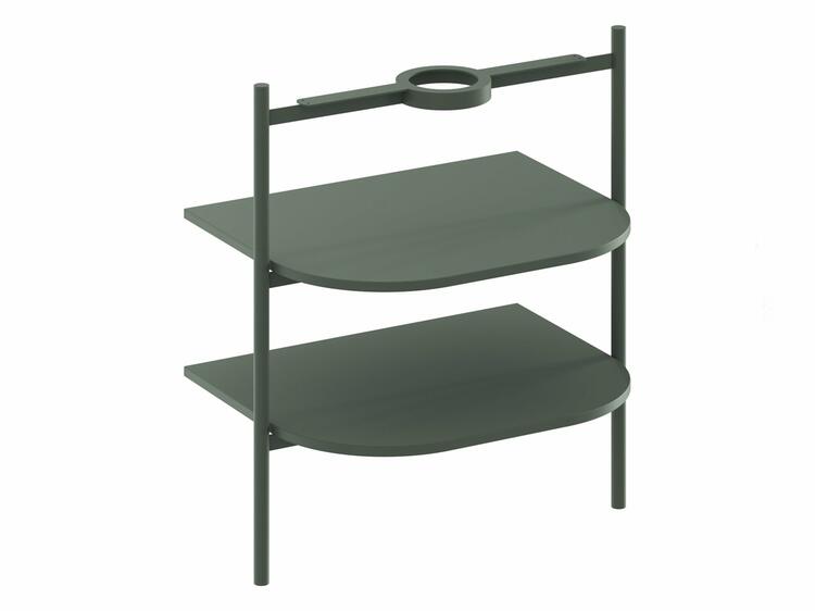 Konstrukce pod umyvadlo CS Yard 60, Grey Green