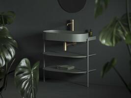 Konstrukce pod umyvadlo CS Yard 80, Grey Green | Více - 