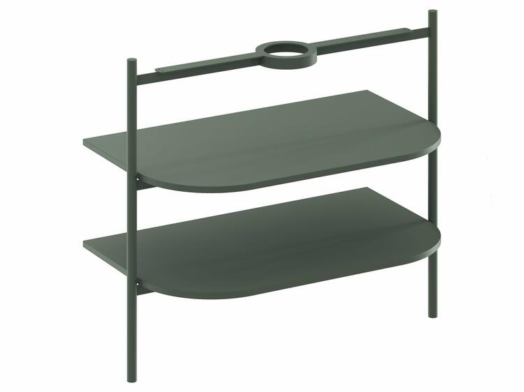 Konstrukce pod umyvadlo CS Yard 80, Grey Green