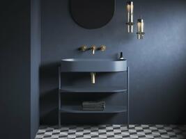 Konstrukce pod umyvadlo CS Yard 80, Deepsea Blue | Více - 