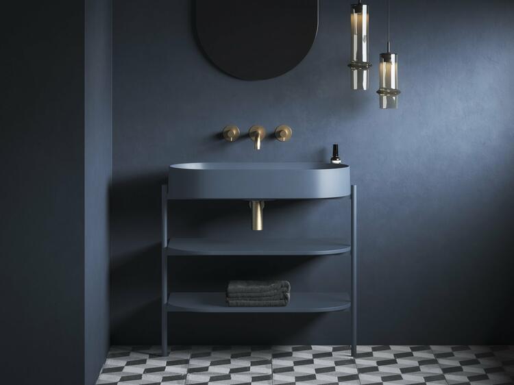 Konstrukce pod umyvadlo CS Yard 80, Deepsea Blue