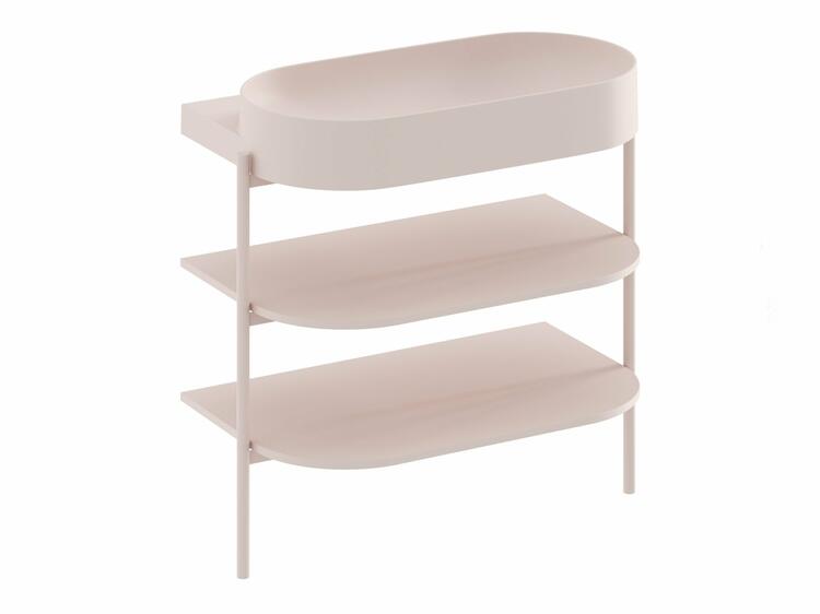 Konstrukce pod umyvadlo CS Yard 80, Alabaster Pink