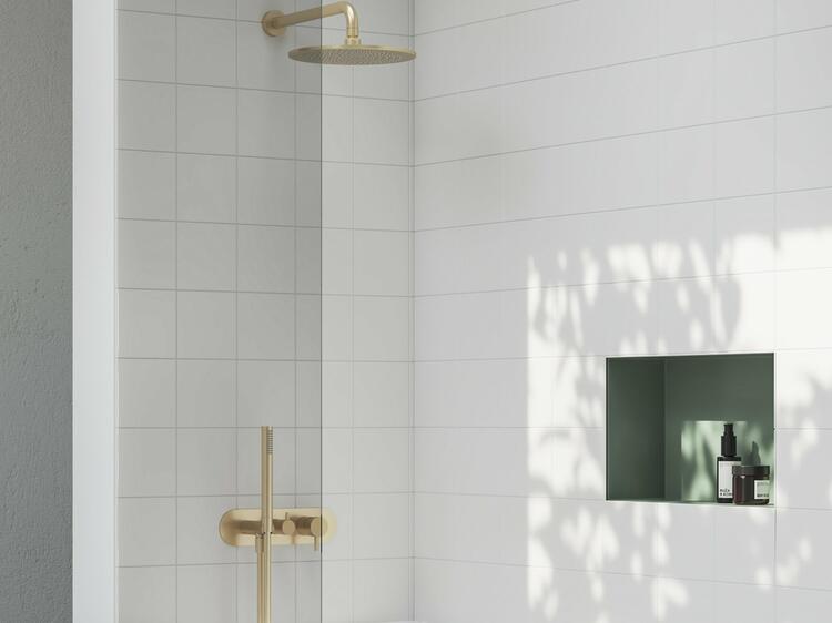 980.60GLB Hlavová sprcha, 250 mm, Gold Brushed