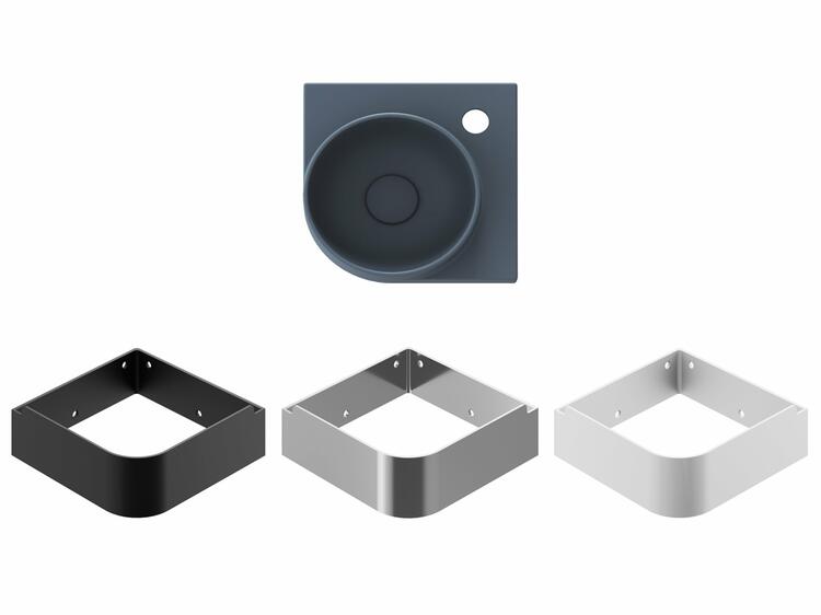 Umývátko Yard 28 C, s otvorem pro baterii, bez přepadu, Deepsea Blue