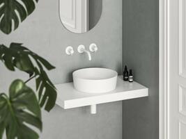 Umyvadlo Uni Slim 40, bez otvoru pro baterii, bez přepadu, bílá matná | Více -