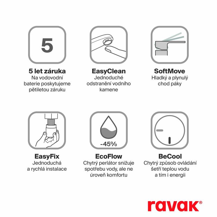 ES 014.61GLB Umyvadlová stojánková baterie BeCool 250 mm bez výpusti, zlato kartáčované