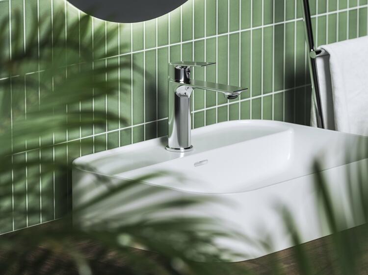 PN 014.00CR Umyvadlová stojánková baterie 165 mm bez výpusti, chrom