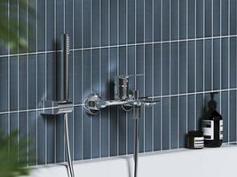 PN 022.00CR Vanová nástěnná baterie bez sprchového setu, chrom | Více -