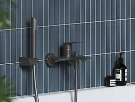 PN 022.20GB Vanová nástěnná baterie bez sprchového setu, grafit kartáčovaný | Více - 