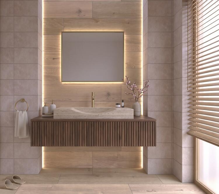 Dlažba Soul Wood Beige 23x120 cm