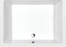 DEEP hluboká sprchová vanička, obdélník 120x90x26cm, bílá | Více - 