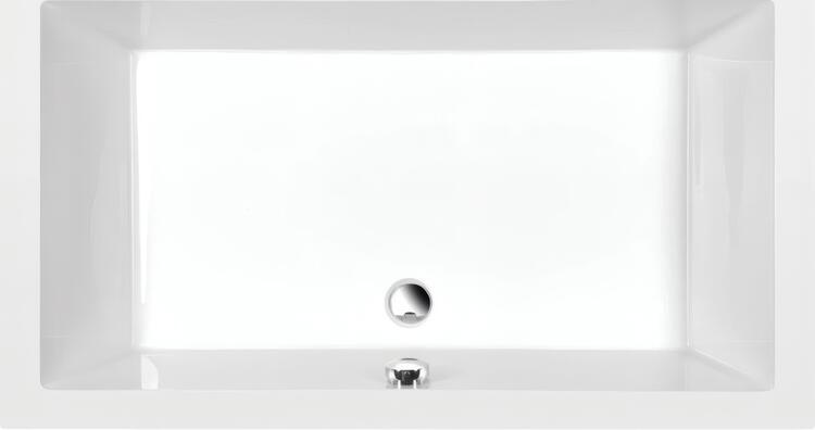 DEEP hluboká sprchová vanička, obdélník 130x75x26cm, bílá