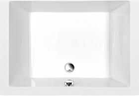 DEEP hluboká sprchová vanička s konstrukcí, obdélník 100x75x26cm, bílá | Více - 