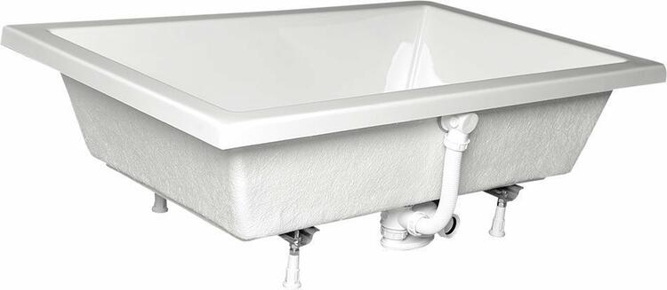 DEEP hluboká sprchová vanička, obdélník 150x75x26cm, bílá