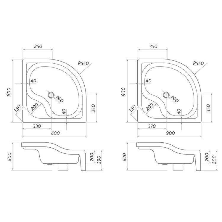 SEMIDEEP NEO - SANIPRO /800 - Roth 8000197