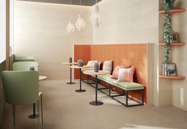 Obklad do koupelny nebo kuchyně barevný Torcello Cotto RLV 7,5x30 cm