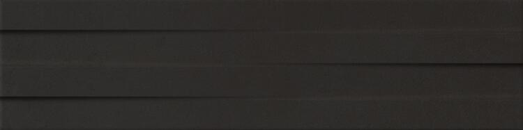 Obklad do koupelny nebo kuchyně barevný Isola Capri Black 7,5x30 cm