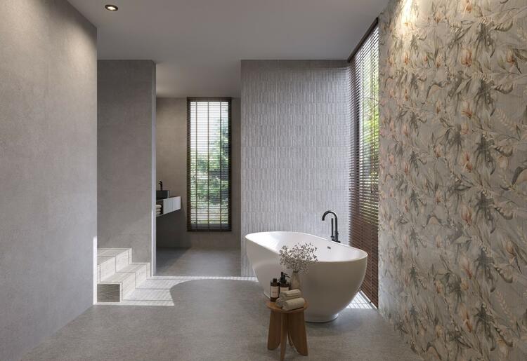 Obklad do koupelny nebo kuchyně v imitaci kamene Amelie decor April 30x90 cm