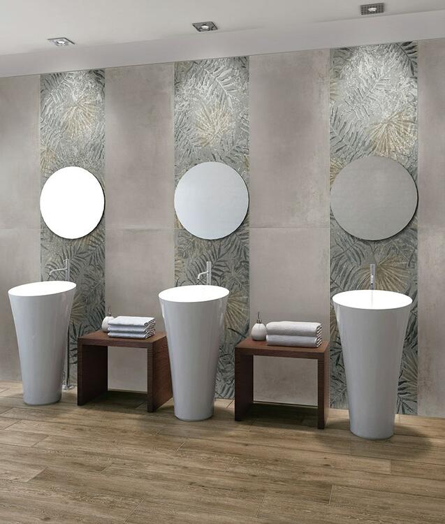 Interiérová dlažba imitace betonu Caementum Pulvis 61x122 cm