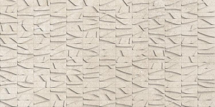 Interiérová dlažba imitace kamene Eterea Avorio dekor Relievo 61x122,2 cm