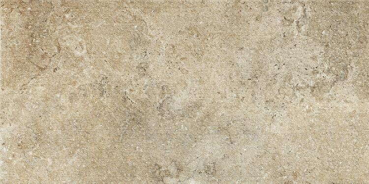 Interiérová dlažba imitace kamene Colosseo Beige dekor Millerighe 61x122 cm