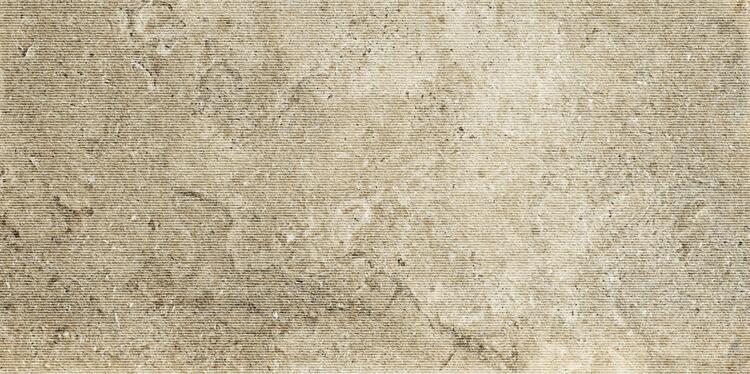 Interiérová dlažba imitace kamene Colosseo Beige dekor Millerighe 61x122 cm