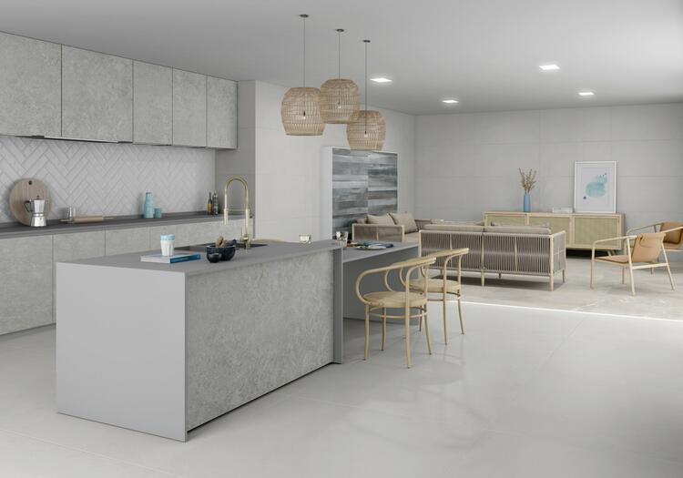 Obklad do koupelny nebo kuchyně barevný Maiolica White 7,5x30 cm