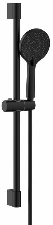 Sprchová souprava, posuvný držák 708mm, černá mat